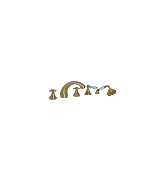 BATTERIA BORDO VASCA CON DEVIATORE BRONZATO PAFFONI SERIE BELINDA-MELISSA FBLV040BR