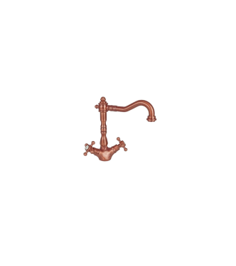 RUBINETTO MONOFORO LAVABO CON CANNA ORIENTABILE RAMATO PAFFONI SERIE BELINDA-MELISSA FBLV075RM