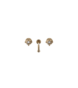 BATTERIA LAVABO AD INCASSO 3 FORI BRONZATO PAFFONI SERIE BELINDA-MELISSA FBLV008BR