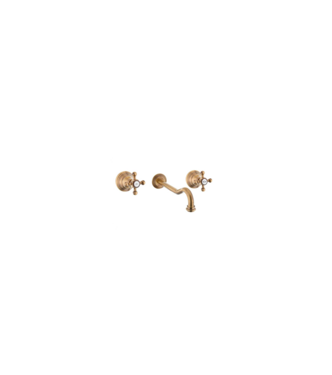 BATTERIA LAVABO AD INCASSO 3 FORI BRONZATO PAFFONI SERIE BELINDA-MELISSA FBLV003BR