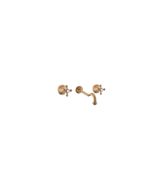 BATTERIA LAVABO AD INCASSO 3 FORI BRONZATO PAFFONI SERIE BELINDA-MELISSA FBLV003BR