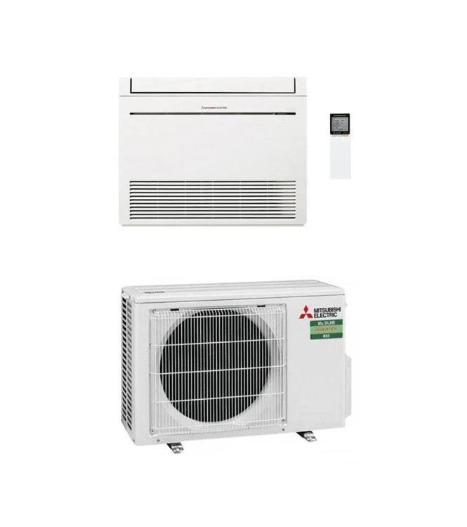 CONDIZIONATORE MITSUBISHI A PAVIMENTO CONSOLE 9000 BTU MONOSPLIT MFZ-KT INVERTER MFZ-KT25VG A++ / SUZ-M25VA 