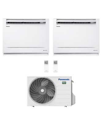 CONDIZIONATORE PANASONIC DUAL SPLIT CONSOLE A PAVIMENTO 9000+9000 BTU INVERTER A+++ / CU-2Z35TBE 