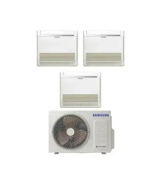 CONDIZIONATORE SAMSUNG TRIAL SPLIT CONSOLE A PAVIMENTO 9000+9000+9000 BTU INVERTER AJ052TXJ3KG/EU A+++