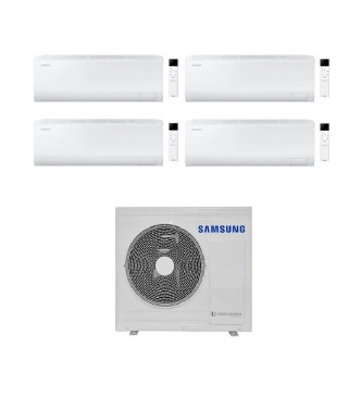 CONDIZIONATORE SAMSUNG QUADRI SPLIT CEBU S2 7000+7000+7000+9000 BTU WIFI INVERTER AJ080TXJ4KG/EU A++