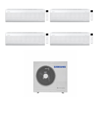 CONDIZIONATORE SAMSUNG QUADRI SPLIT WINDFREE AVANT S2 7000+9000+9000+12000 BTU WIFI INVERTER AJ080TXJ4KG/EU A++