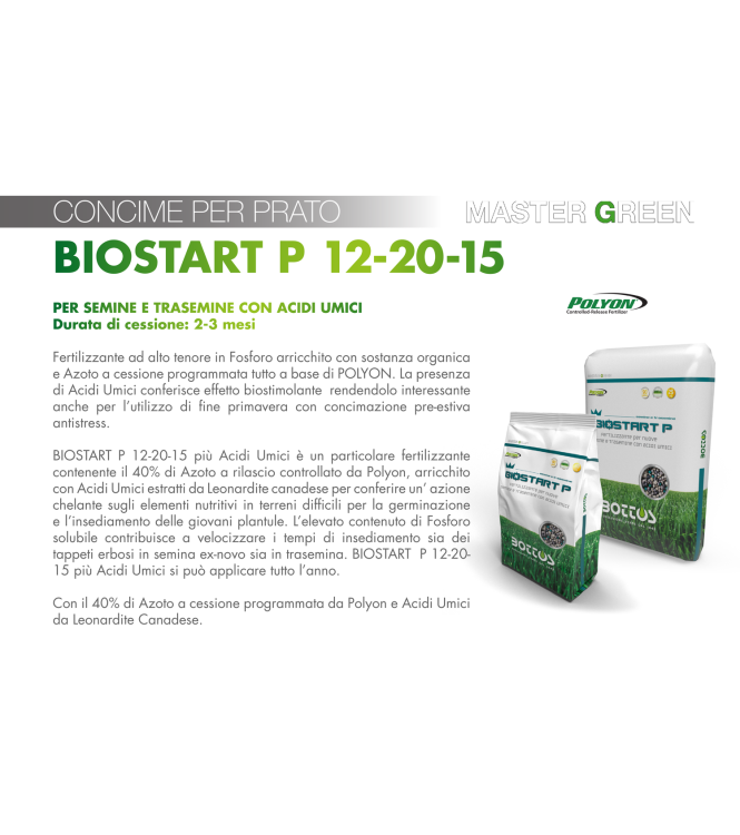 FERTILIZZANTE GRANULARE BOTTOS BIO START - 2 KG - 130009000
