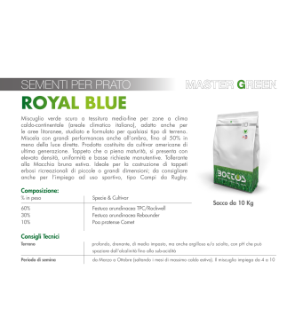 SEMENTI PER PRATI BOTTOS ROYAL BLUE - 1 KG - 30401202