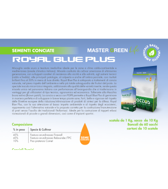 SEMENTI PER PRATI CONCIANTI BOTTOS ROYAL BLUE PLUS - 1 KG - 34001202
