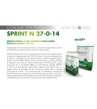 FERTILIZZANTE GRANULARE BOTTOS SPRINT N - 2 KG - 130008502