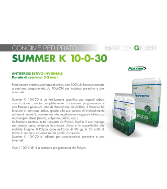 FERTILIZZANTE GRANULARE BOTTOS SUMMER K - 10 KG  - 130005206