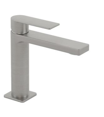 MISCELATORE LAVABO CON SCARICO CLIC CLACK TANGO STEEL - PAFFONI TA071KST
