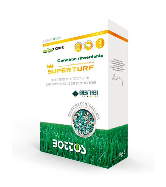 SUPER TURF CONCIME DI MANTENIMENTO A CESSIONE CONTROLLATO 2 KG - BOTTOS 130004305