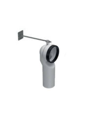 RACCORDO PER SCARICO A PAVIMENTO REGOLABILE DA 10 A 12 CM - GLOBO VA093