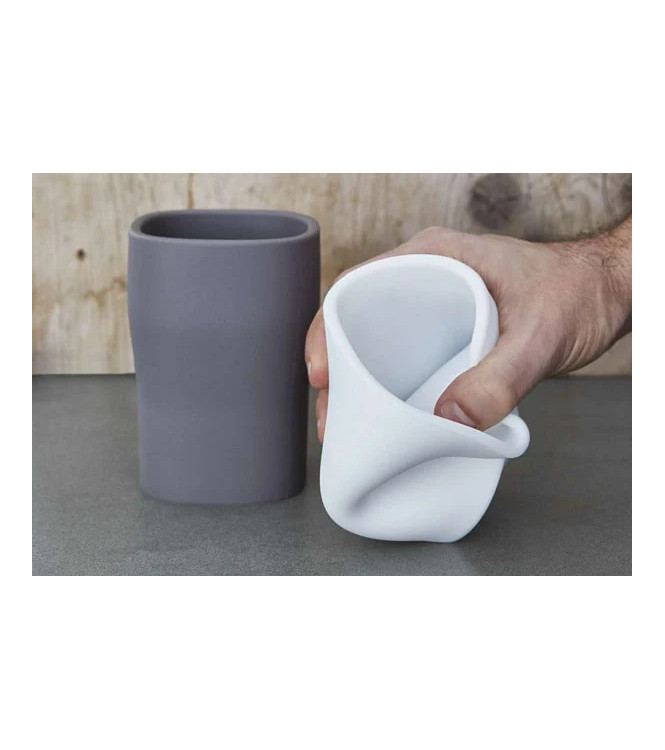 CURVY WHITE GLASS - CS GELLI GCV-BIC-C01