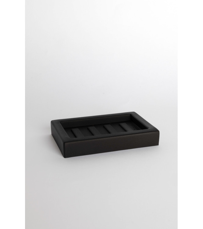 IVASI SOAP DISH IN GRAY GEL - CS GELLI GVA-S01-C06