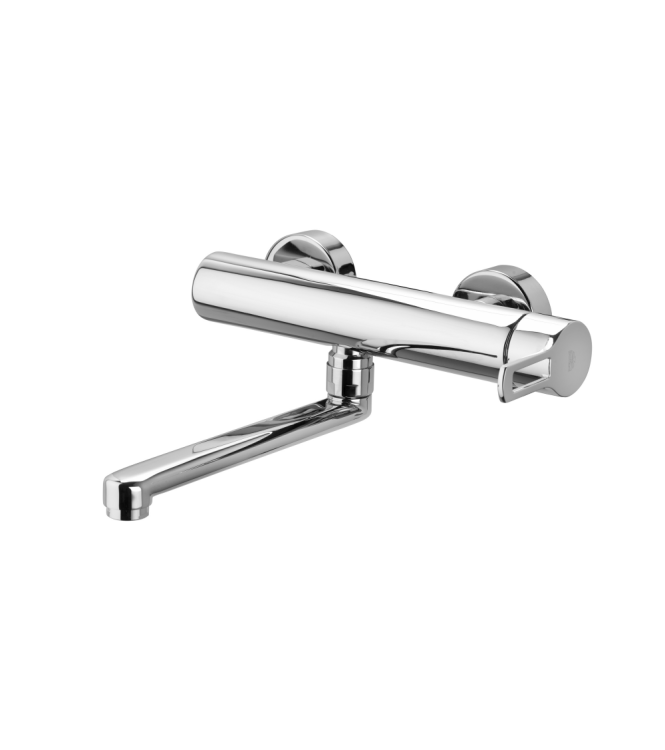 MISCELATORE LAVELLO A PARETE CON CANNA ORIENTABILE PAFFONI SERIE RINGO RIN161CR