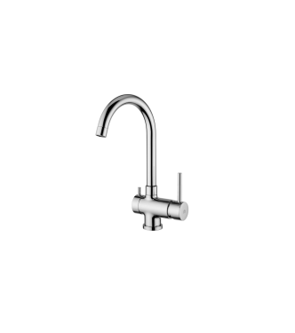 MISCELATORE LAVELLO MONOCOMANDO CON CANNA ORIENTABILE PAFFONI SERIE STICK SK190CR