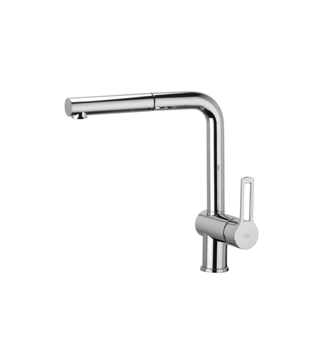 MISCELATORE MONOCOMANDO LAVELLO CON DOCCETTA ESTRAIBILE PAFFONI SERIE RINGO RIN185CR