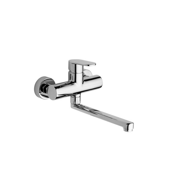 MISCELATORE MONOCOMANDO PER LAVELLO A PARETE PAFFONI SERIE CANDY CA161CR