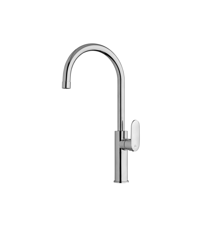 MISCELATORE MONOCOMANDO PER LAVELLO ALTO CON CANNA ORIENTABILE PAFFONI SERIE CANDY CA180CR