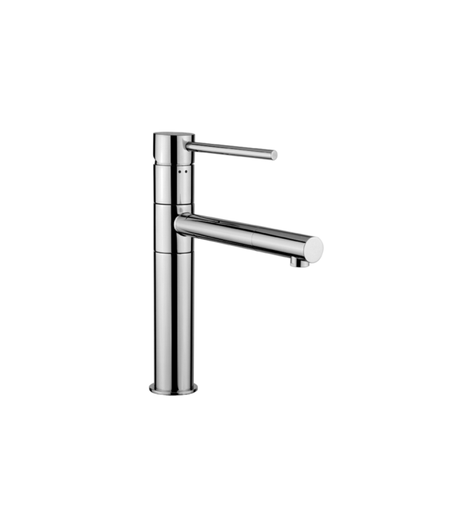 MISCELATORE MONOCOMANDO PER LAVELLO CON CANNA ORIENTABILE PAFFONI SERIE BIRILLO BI188CR