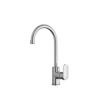 MISCELATORE MONOCOMANDO PER LAVELLO CON CANNA ORIENTABILE PAFFONI SERIE CANDY CA181CR