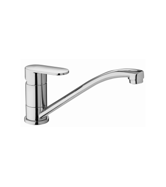 MISCELATORE MONOCOMANDO PER LAVELLO CON CANNA ORIENTABILE PAFFONI SERIE CANDY CA182TCR