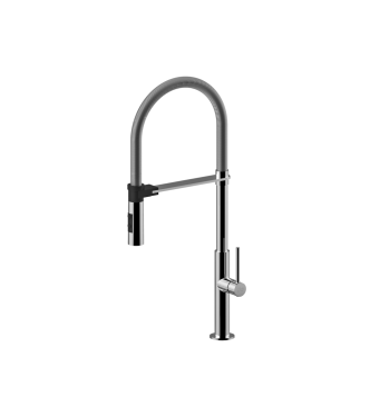 MISCELATORE MONOCOMANDO PER LAVELLO CON CANNA ORIENTABILE PAFFONI SERIE CHEF CH179CR