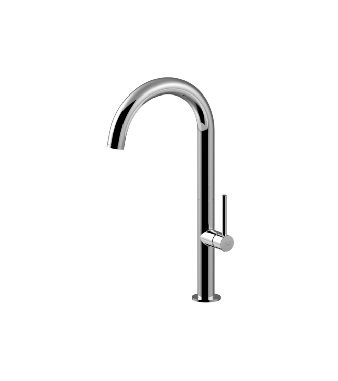 MISCELATORE MONOCOMANDO PER LAVELLO CON CANNA ORIENTABILE PAFFONI SERIE CHEF CH180CR