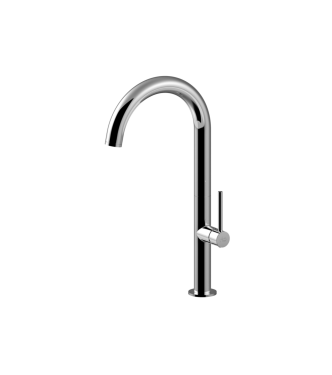 MISCELATORE MONOCOMANDO PER LAVELLO CON CANNA ORIENTABILE PAFFONI SERIE CHEF CH180CR