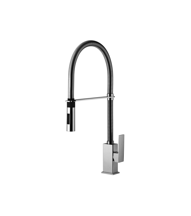 MISCELATORE MONOCOMANDO PER LAVELLO CON CANNA ORIENTABILE PAFFONI SERIE ELLE EL179CR