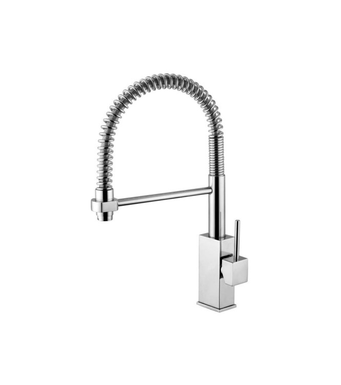 MISCELATORE MONOCOMANDO PER LAVELLO CON CANNA ORIENTABILE PAFFONI SERIE LEVEL LEA176CR