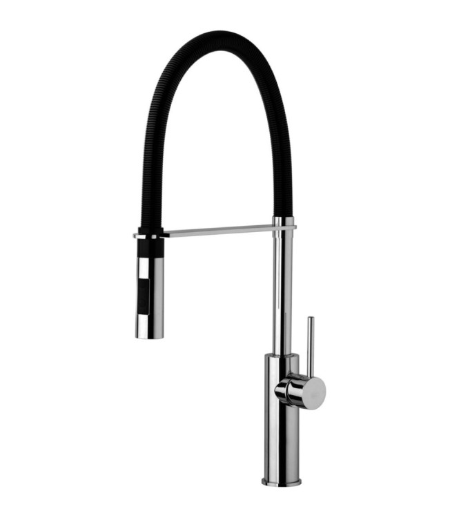 MISCELATORE MONOCOMANDO PER LAVELLO CON CANNA ORIENTABILE PAFFONI SERIE LIGHT LIG179CR