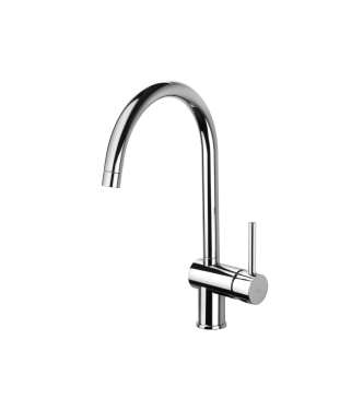 MISCELATORE MONOCOMANDO PER LAVELLO CON CANNA ORIENTABILE PAFFONI SERIE LIGHT LIG280CR