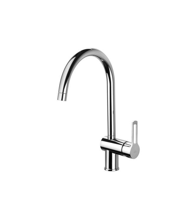 MISCELATORE MONOCOMANDO PER LAVELLO CON CANNA ORIENTABILE PAFFONI SERIE RINGO RIN180CR