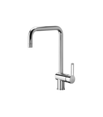 MISCELATORE MONOCOMANDO PER LAVELLO CON CANNA ORIENTABILE PAFFONI SERIE RINGO RIN980CR