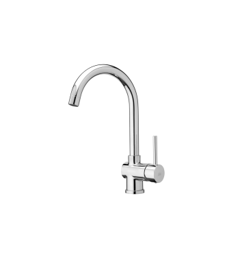 MISCELATORE MONOCOMANDO PER LAVELLO CON CANNA ORIENTABILE PAFFONI SERIE STICK SK180CR