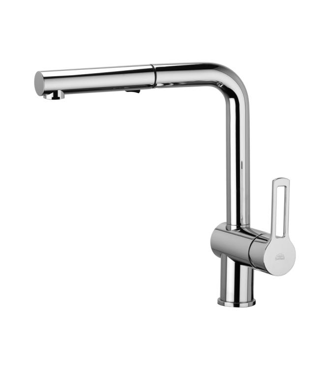 MISCELATORE MONOCOMANDO PER LAVELLO CON DOCCETTA ESTRAIBILE PAFFONI SERIE RINGO RIN285CR