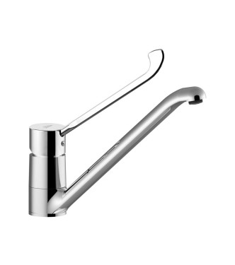 MISCELATORE MONOCOMANDO PER LAVELLO CON LEVA CLINICA PAFFONI SERIE GREEN GR303CR