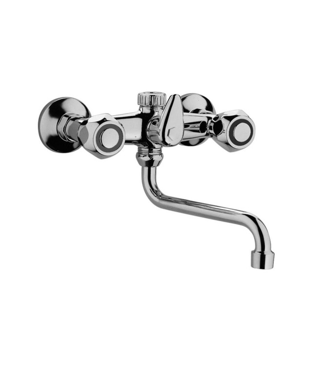 GRUPPO LAVELLO A MURO CON CANNA ORIENTABILE PAFFONI SERIE DANUBIO DA169CR