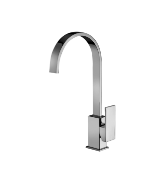 MISCELATORE MONOCOMANDO PER LAVELLO CUCINA CON CANNA ORIENTABILE PAFFONI SERIE ELLE EL880CR