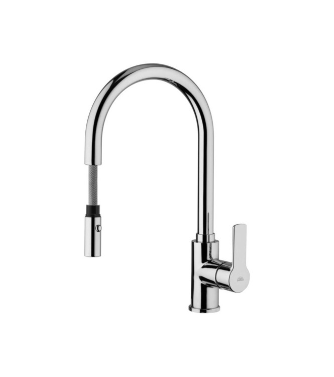 MISCELATORE PER LAVELLO MONOCOMANDO CON DOCCETTA ESTRAIBILE PAFFONI SERIE RED RED285CR