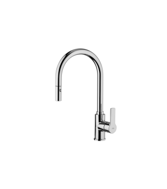 MISCELATORE PER LAVELLO MONOCOMANDO CON DOCCETTA ESTRAIBILE PAFFONI SERIE RED RED285CR