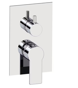 SET ESTERNO MISCELATORE INCASSO DOCCIA 3 USCITE PAFFONI TANGO - TABOX019CR