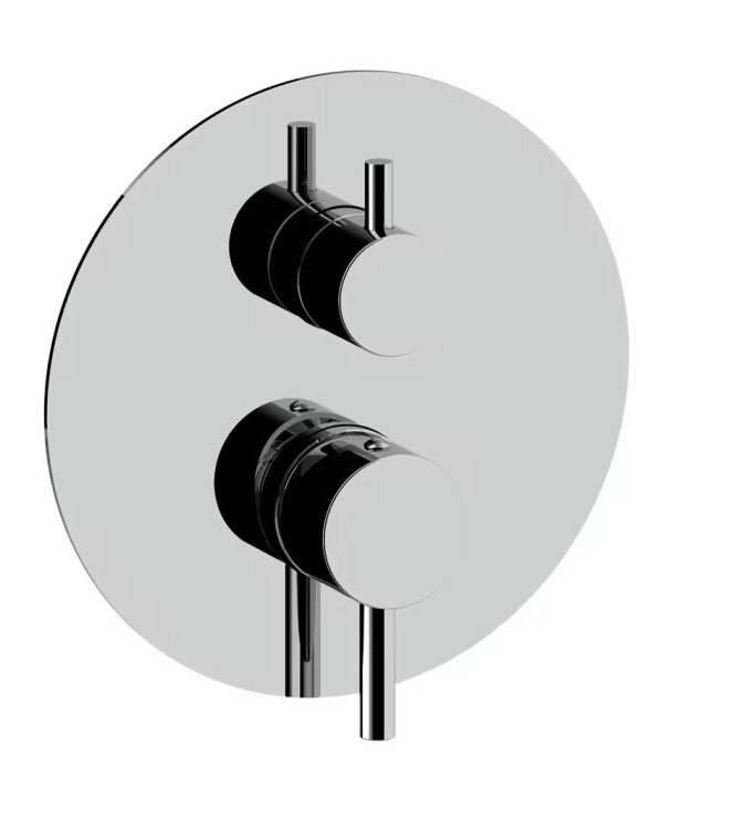 SET ESTERNO MISCELATORE DOCCIA INCASSO 3 USCITE LIGHT PAFFONI - LIGBOX019CR