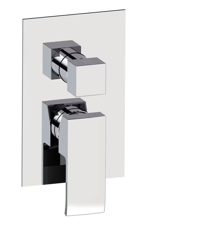 SET ESTERNO MISCELATORE INCASSO DOCCIA 2 USCITE LEVEL PAFFONI - LESBOX018CR