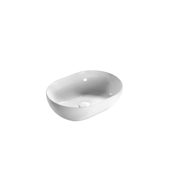 LAVABO APPOGGIO T-EDGE 50X36 BIANCO LUCIDO - GLOBO B6O50BI