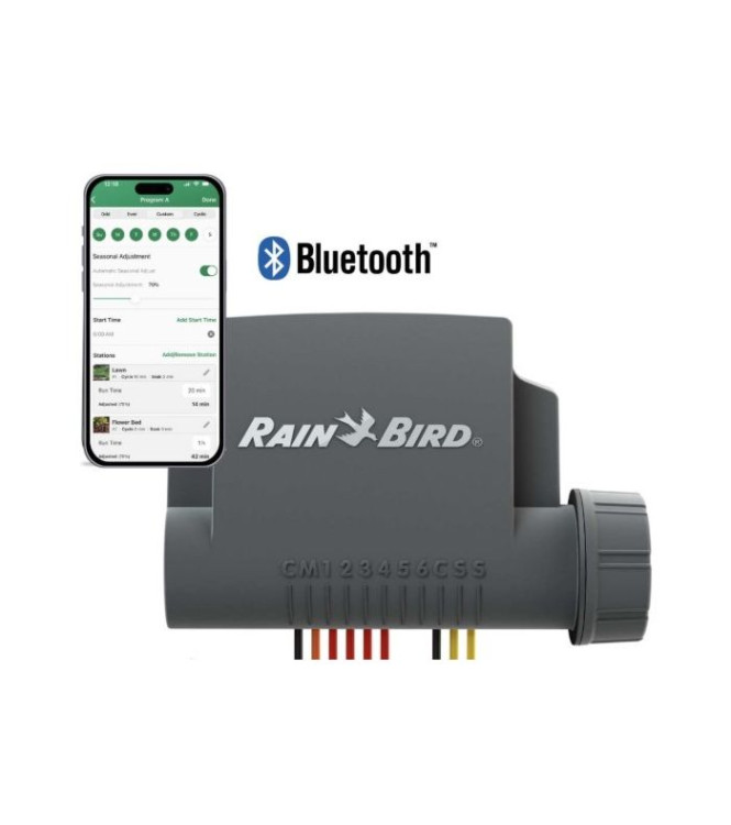 CENTRALINA BLUETOOTH RAIN BIRD ESP-BAT-BT2 2 STAZIONI, A BATTERIA, IMPERMEABILE IP68 - INRF58572