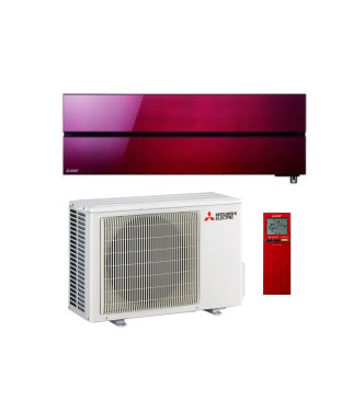 CONDIZIONATORE MITSUBISHI KIRIGAMINE STYLE WI-FI MSZ-LN R-32 ROSSO MONOSPLIT 9000 BTU A+++